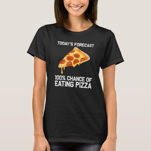 Pizza Designs For Men Women Food Pun Pie Foodie Ea T Shirt (Framsida)