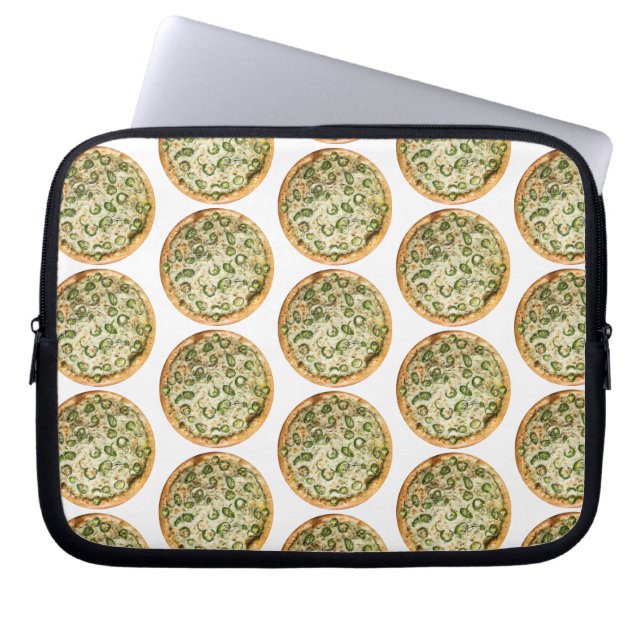 Pizza Electronics Bag Laptop Fodral (Framsidan)