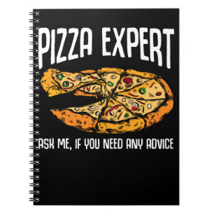 Pizza Expert Funny Pizza Advice Anteckningsbok