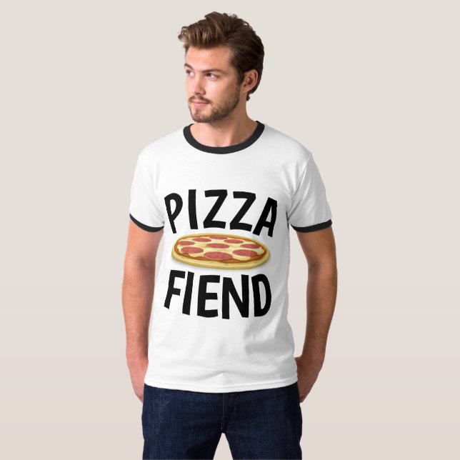 PIZZA FIEND T-shirts (Hel framsida)