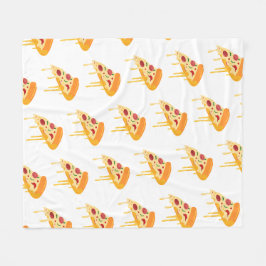 Pizza Fleece Blanket
