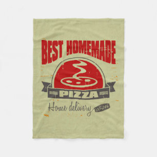 Pizza Fleecefilt