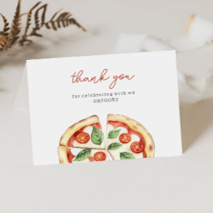 Pizza Födelsedag Tack Kort