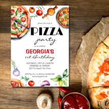 Pizza födelsedagsfest italiensk temamall