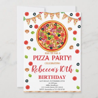 Pizza Födelsedagsfest, Segment på Roligtens födels Inbjudningar
