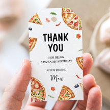 Pizza Födelsedagspresent Tag