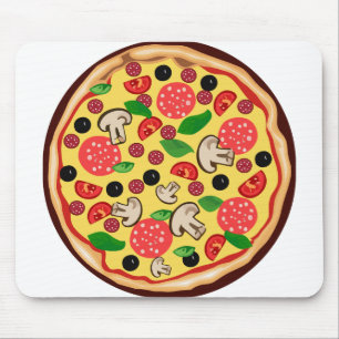 Pizza Food Clipart Icon Pepperoni Cheese Musmatta