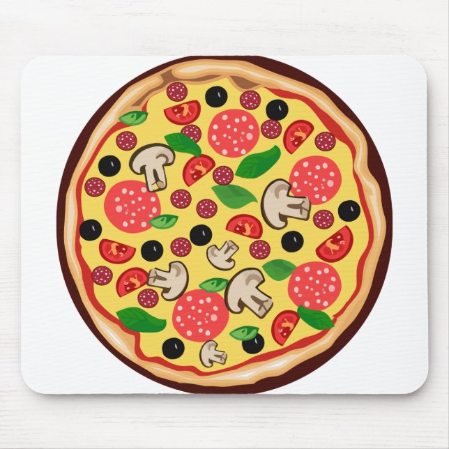 Pizza Food Clipart Icon Pepperoni Cheese Musmatta (Framsidan)