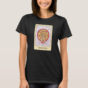 Pizza Foodie Tarot Card Pizza Fortune Teller T Shirt