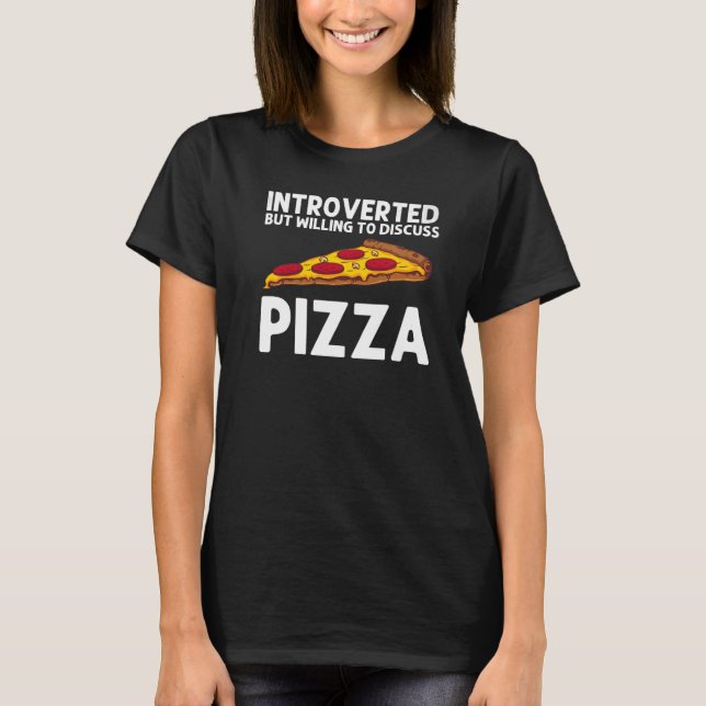 Pizza För manar Women Italia Food Pizza Pepperoni T Shirt (Framsida)