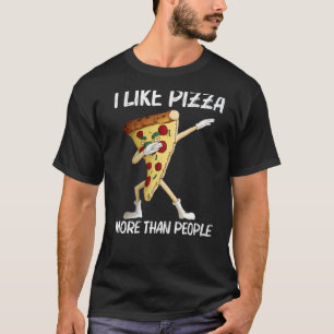 Pizza För manar Women Pizza Slice Italienska maten T Shirt