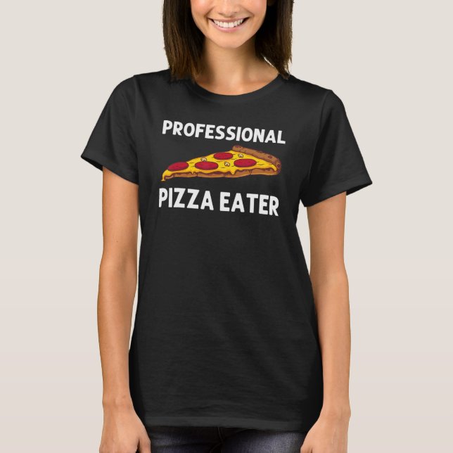 Pizza For Men Women Italian Food Pizza   Pepperoni T Shirt (Framsida)