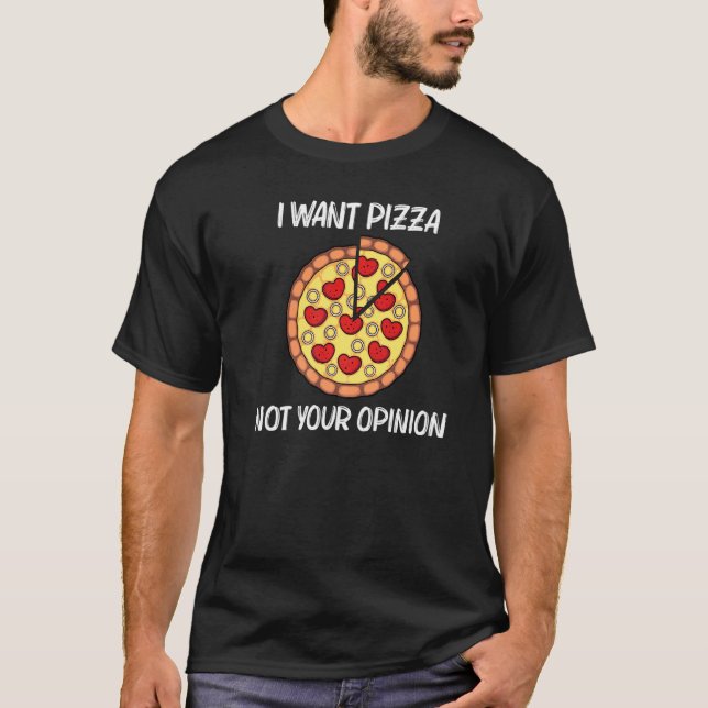Pizza For Men Women Pizza  Chef Pepperoni Foodie T Shirt (Framsida)