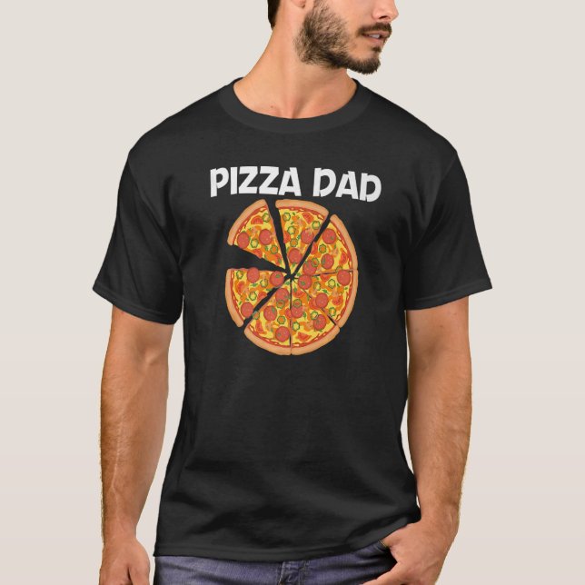 Pizza for Pappa Far italiensk Pizza Slice Food T Shirt (Framsida)