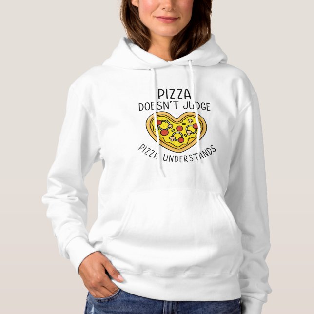 Pizza Förstår T Shirt (Framsida)