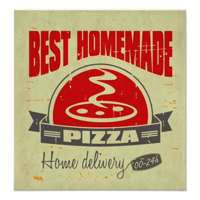 Pizza Fototryck (Framsidan)