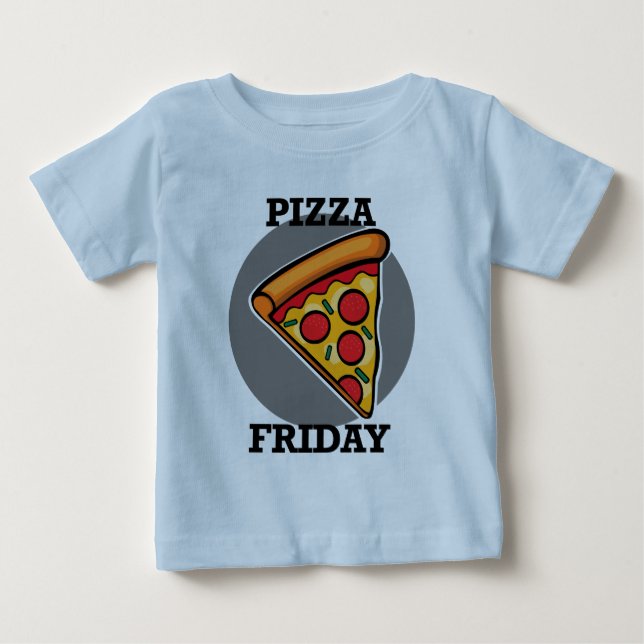 Pizza Fredag Design - Baby Bra Jersey T-Shirt (Framsida)