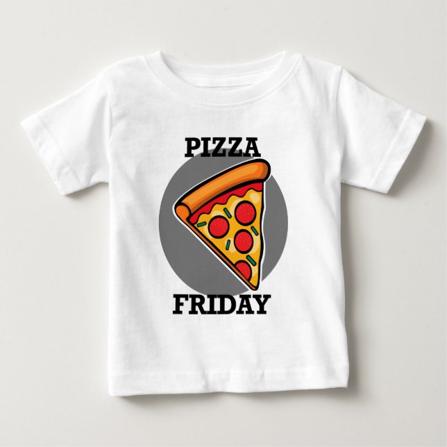 Pizza Fredag Design - Baby Bra Jersey T-Shirt (Framsida)