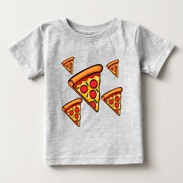 Pizza Fredag Design - Baby Bra Jersey T-Shirt (Framsida)