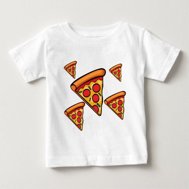Pizza Fredag Design - Baby Bra Jersey T-Shirt (Framsida)