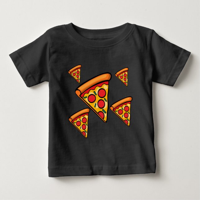 Pizza Fredag Design - Baby Bra Jersey T-Shirt (Framsida)