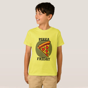 Pizza Fredag design - Bards grundläggande T-Shirt
