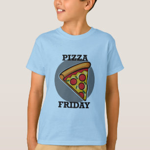 Pizza Fredag design - Bards grundläggande T-Shirt