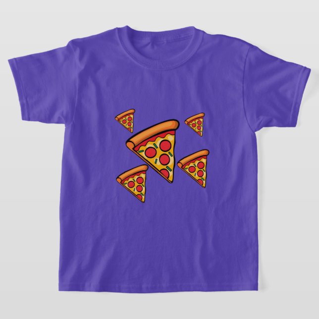 Pizza Fredag design - Bards grundläggande T-Shirt (Laydown)
