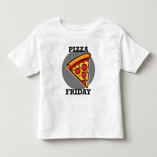 Pizza Fredag Design - Småbarn Bra Jersey T-Shirt