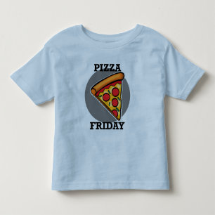 Pizza Fredag Design - Småbarn Bra Jersey T-Shirt