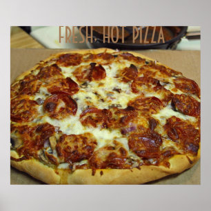 PIZZA FRESH HETT ART POSTER