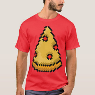Pizza Funny Fast Food Piel Art Video Gamer-spel T Shirt