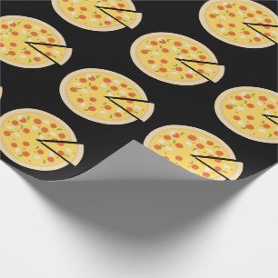 PIZZA FUNNY WRAPPING PAPPER PRESENTPAPPER