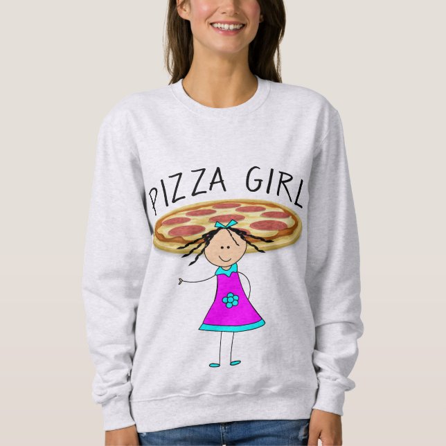 PIZZA GIRL T-shirts (Framsida)