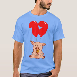 Pizza Gris - 17:e födelsedagen - Kids Balloon Part T Shirt