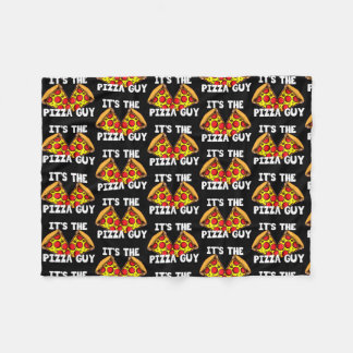 Pizza Guy Pizza Heart  Fleecefilt