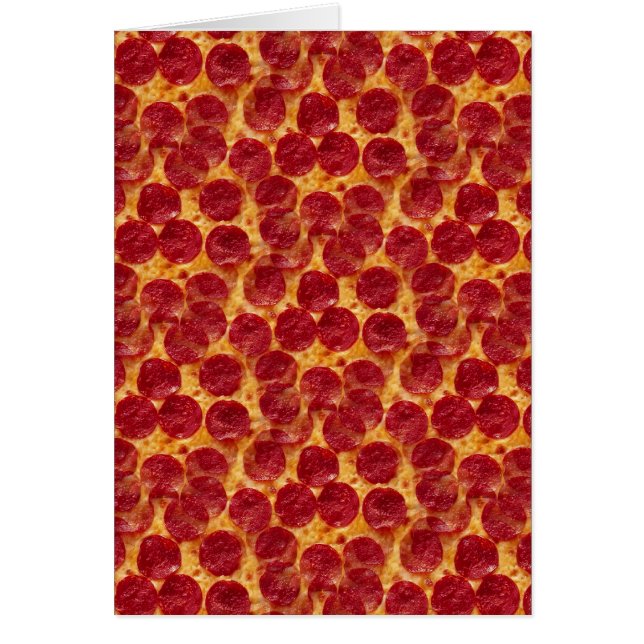 pizza hälsningskort (Framsidan)
