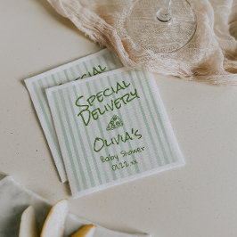 Pizza Hand plockade Grönt Speciell leveransprogram Pappersservett