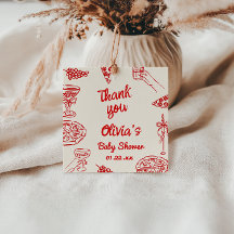 Pizza Hand plockade Speciell Delivery Baby Shower