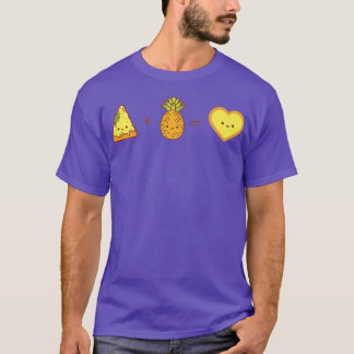 Pizza Hawaii Design for Pineapple Pizza Älskare T Shirt