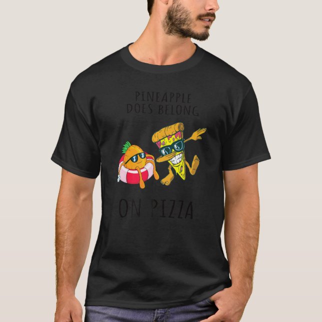 Pizza Hawaii Pineapple Pizza Food  5 T Shirt (Framsida)