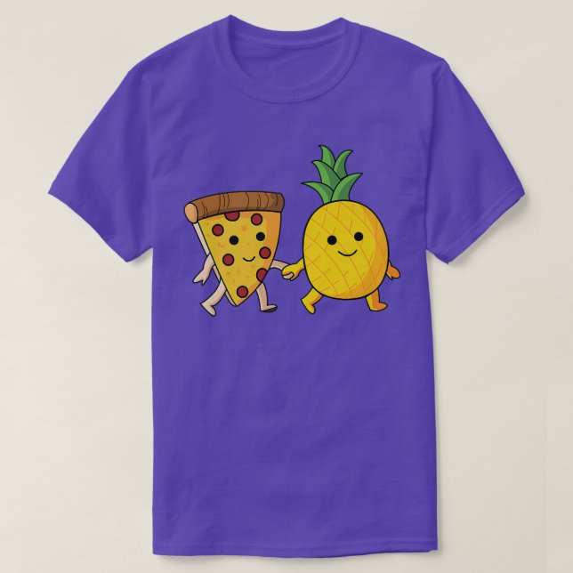 Pizza Hawaii Pineapple Pizza Food 692 T Shirt (Design framsida)