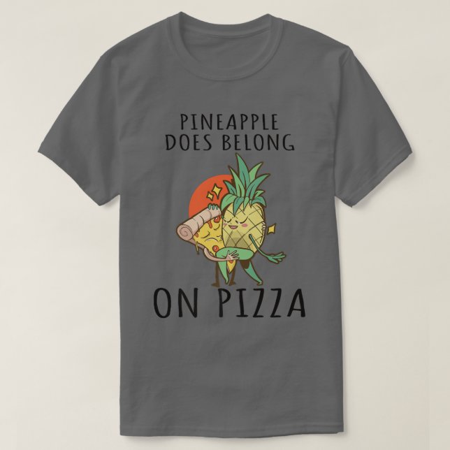 Pizza Hawaii Pineapple Pizza Food 695  T Shirt (Design framsida)