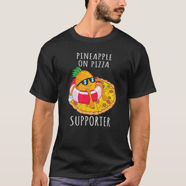 Pizza Hawaii Pineapple Pizza Food  9 T Shirt (Framsida)