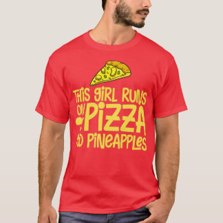 Pizza Hawaiian Pineapple Hawaii Funny Food Citotes T Shirt