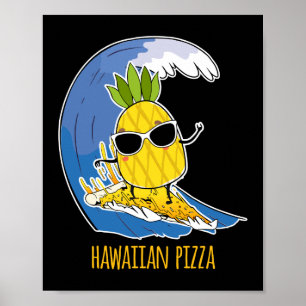 Pizza Hawaiian Pizza Pineapple på Pizza Poster