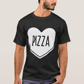 Pizza Heart Alla hjärtans dag s Män Kvinnor Pepper T Shirt