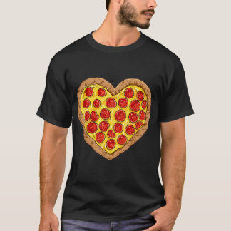 Pizza Heart Alla hjärtans dag s Män Kvinnor Pepper T Shirt
