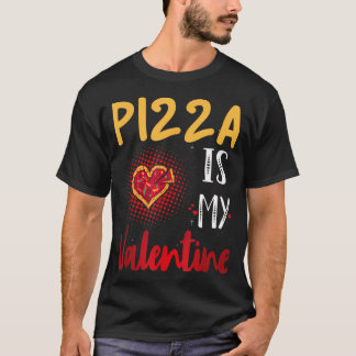 Pizza Heart Alla hjärtans dag s Män Kvinnor Pepper T Shirt