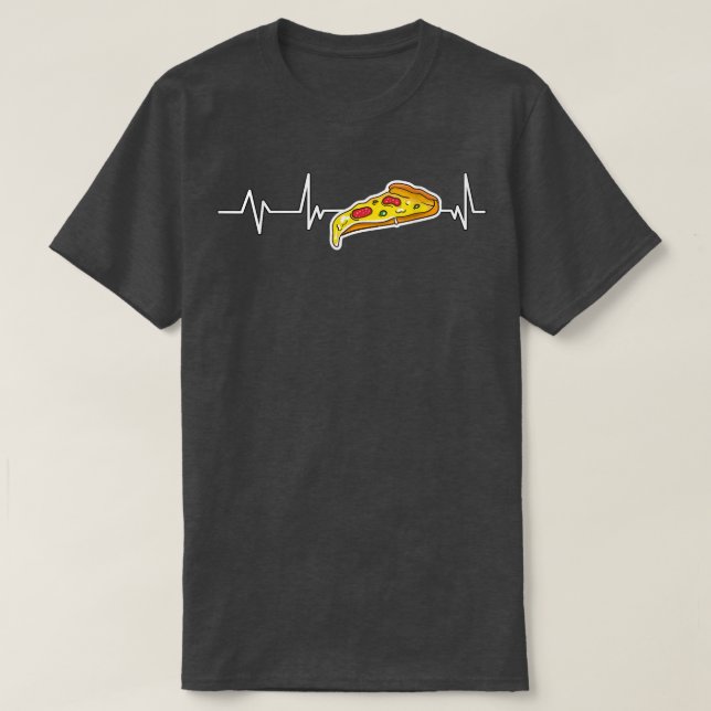 Pizza Heartslag Gift Pizza 16733297 T Shirt (Design framsida)